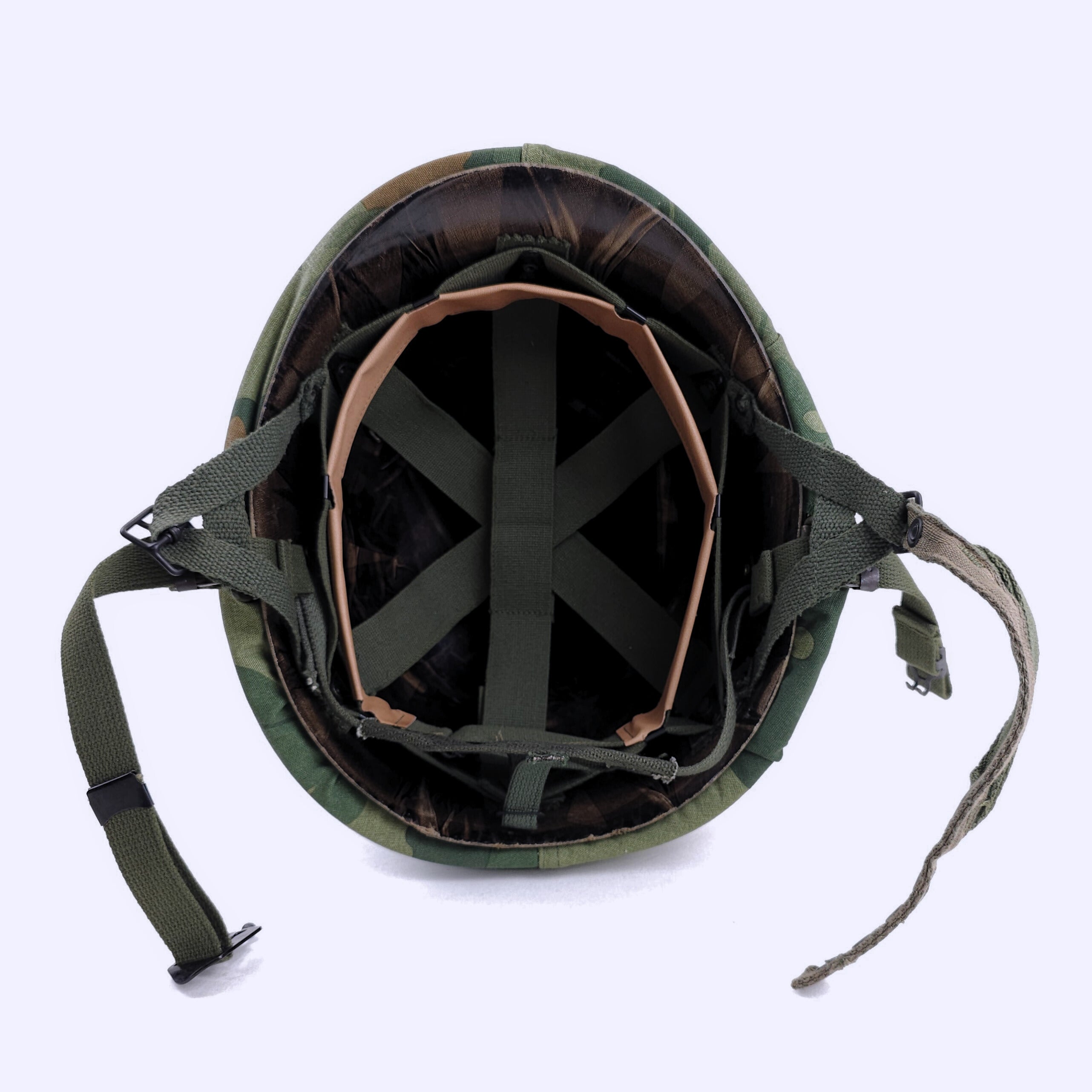Paratrooper Helmet - Mid Vietnam War - Complete