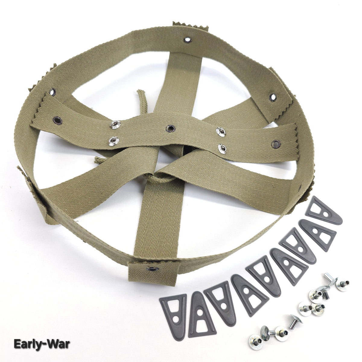 ジェイアーモリー　J-Armory MEU45 パーツ WWII M1 Helmet Liner Web Kit – Early, Mid, & Late War Reproduction