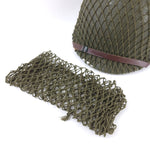 Load image into Gallery viewer, M1 Helmet Cover - OD7 Drawstring Net - Reproduction
