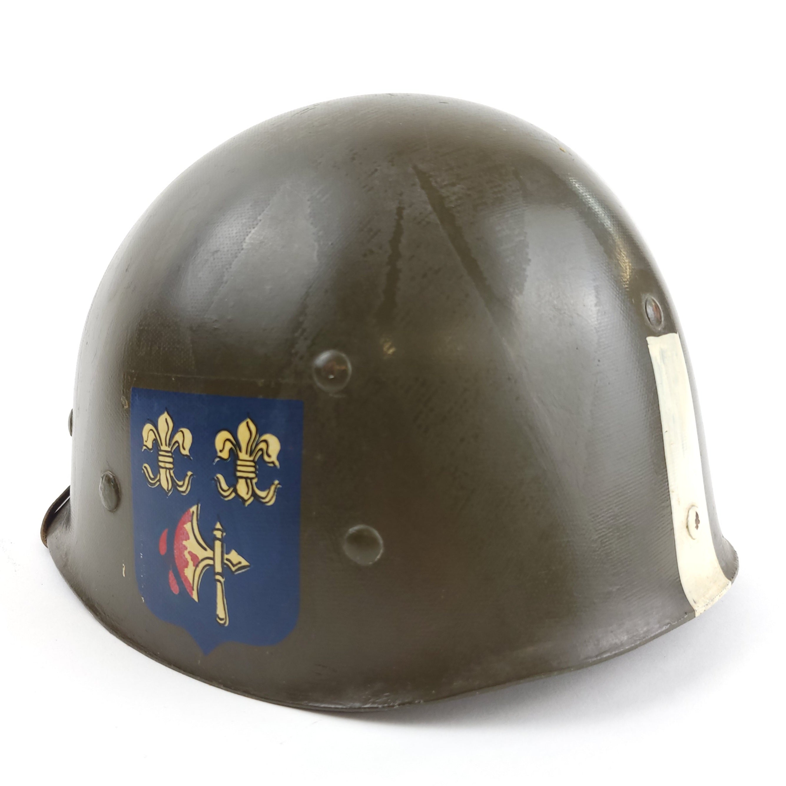 M1 Helmet Liner - 69th Inf Div - 272nd Inf Reg - 1st Lt - Original