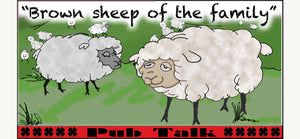 Pub Talk - Leather Liner Chin Strap VI “Brown sheep of the family”