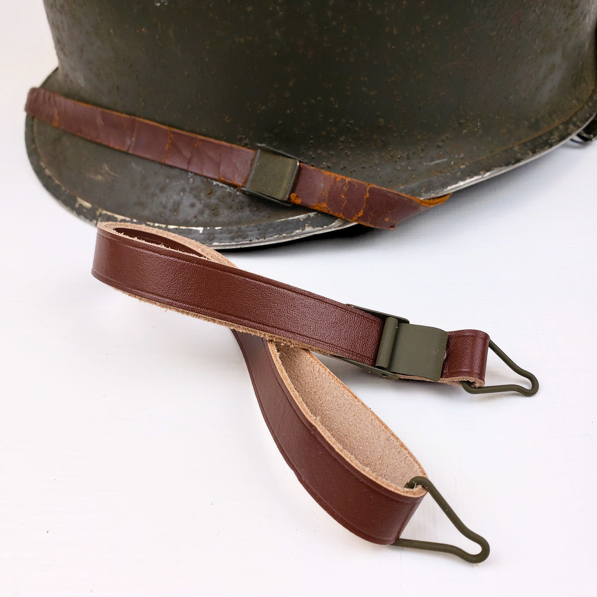 M1 Helmet Liner Chinstrap Green Buckle Reproduction J. Murray Inc
