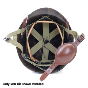 WWII Paratrooper Helmet Liner Kit – Early to Late War - Reproduction