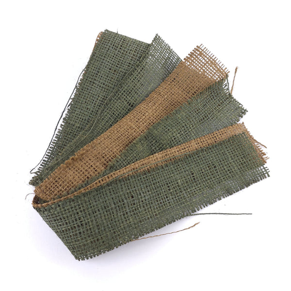 Scrim Rope Original WWII Scrim – 12 Feet (Green & Brown) – J. Murray Inc. 1944