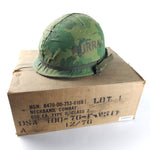 Lade das Bild in den Galerie-Viewer, Factory Box of 600 NOS 3-Point Neckbands – Vietnam M1 Helmet Liner (1976)
