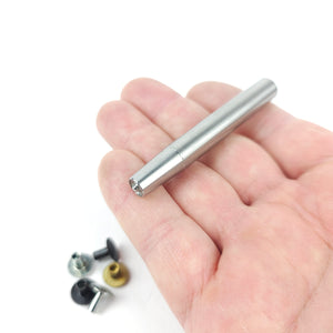 Semi-Tubular Rivet Hand Setting Tool