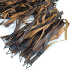 Charger l&#39;image dans la galerie, Original U.S. M1 Helmet Leather Chinstrap – Post-War (c. 1962) – Used
