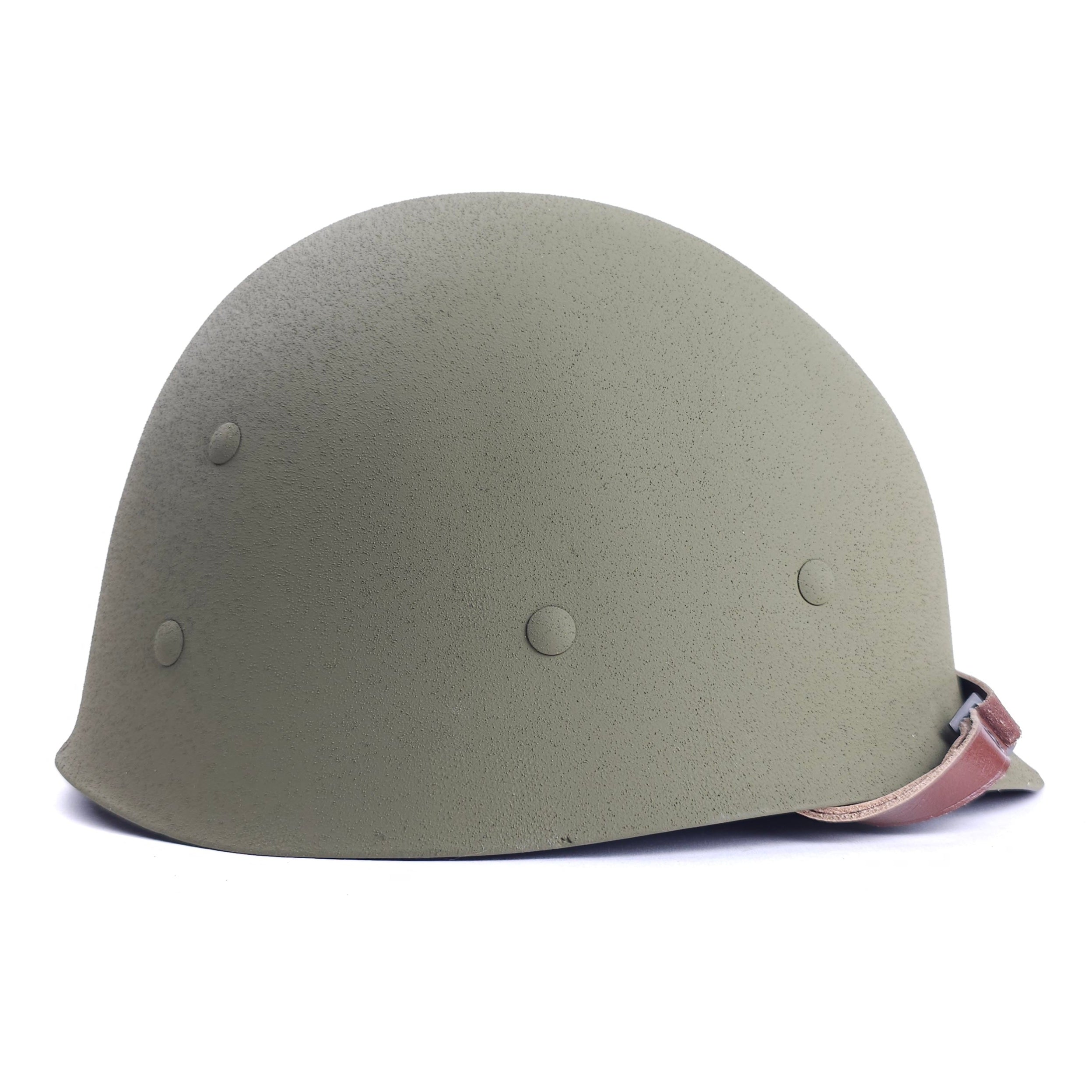 M1 Helmet Liner - One-Off - Early War w Rayon Headband Snaps