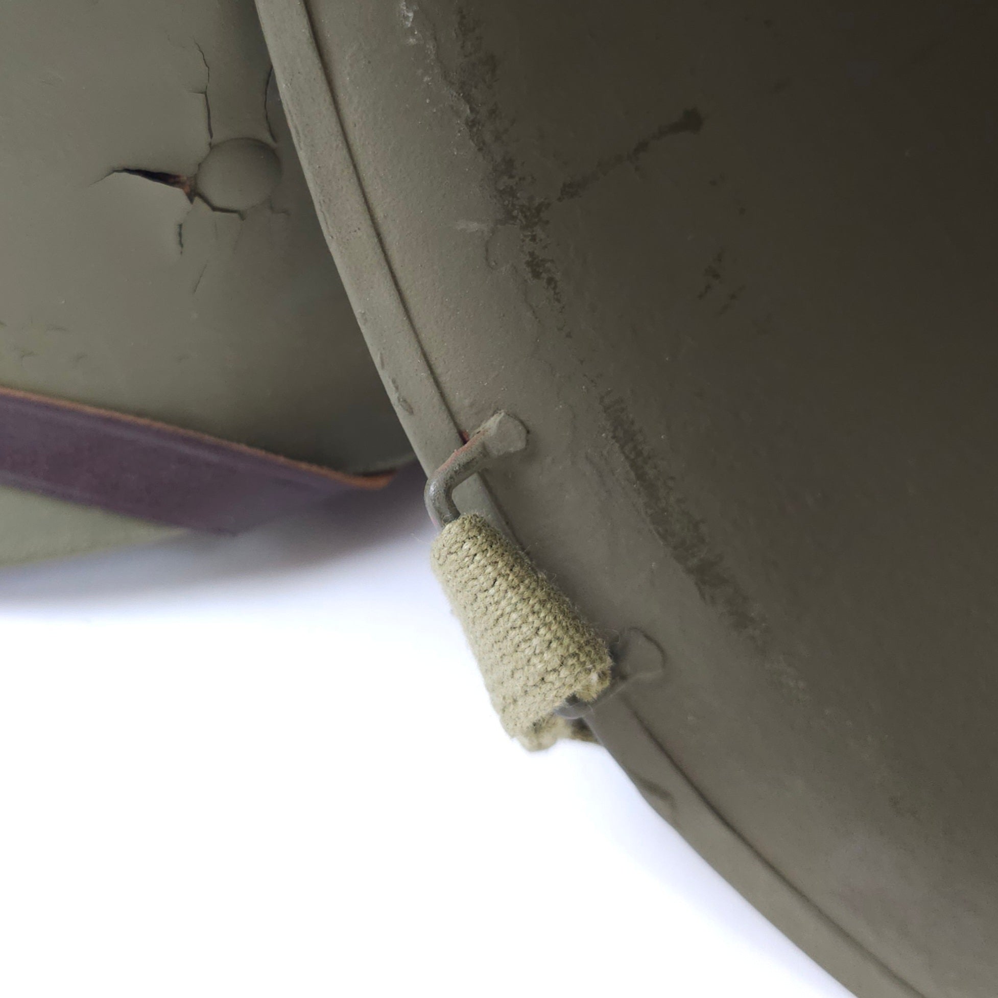 WWII Infantry Helmet - Fixbail With Net - 2025 Holiday Sale Special