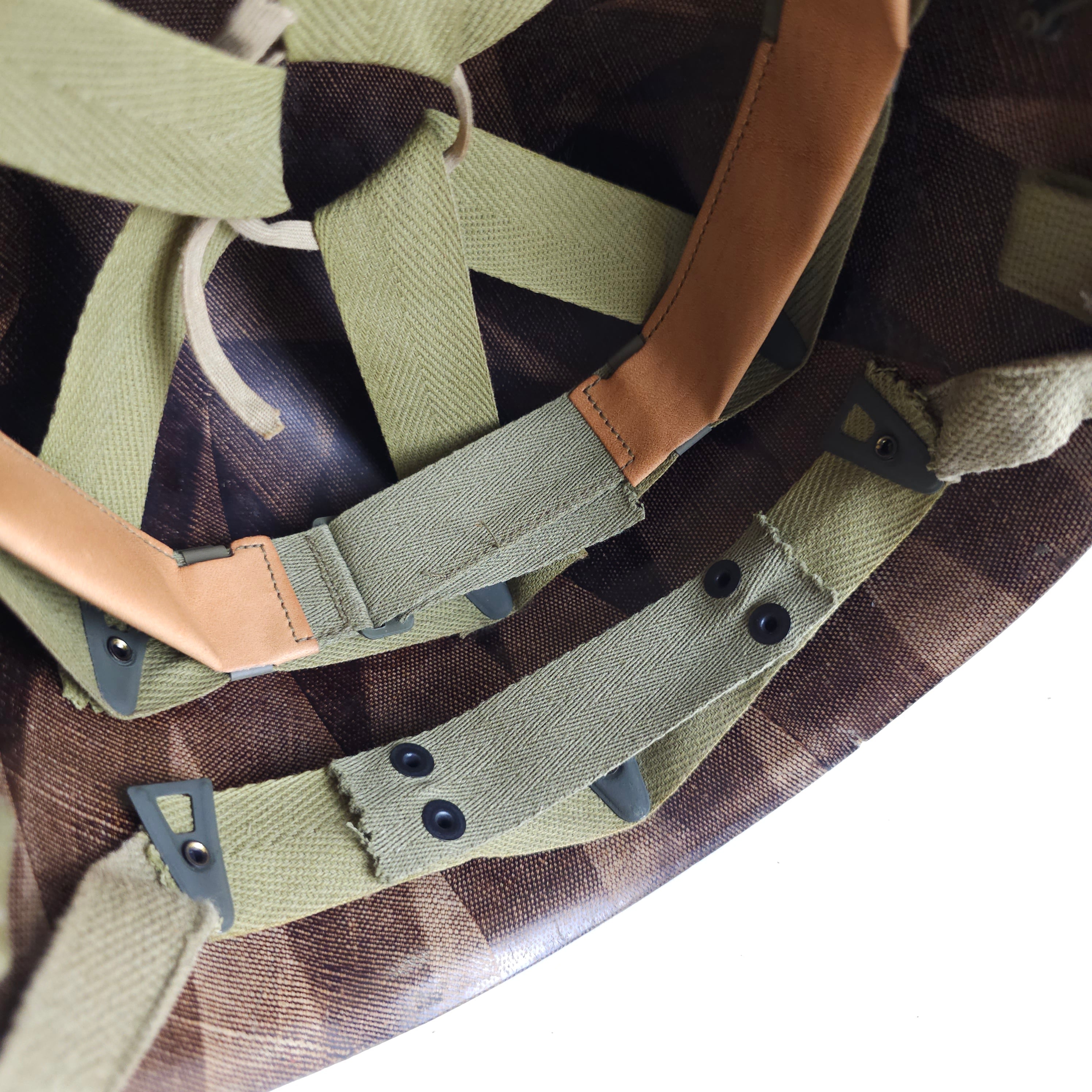 WWII Paratrooper Helmet - With Net - 2025 Holiday Sale Special