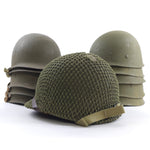 Charger l&#39;image dans la galerie, WWII Infantry Helmet - Fixbail With Net - 2025 Holiday Sale Special
