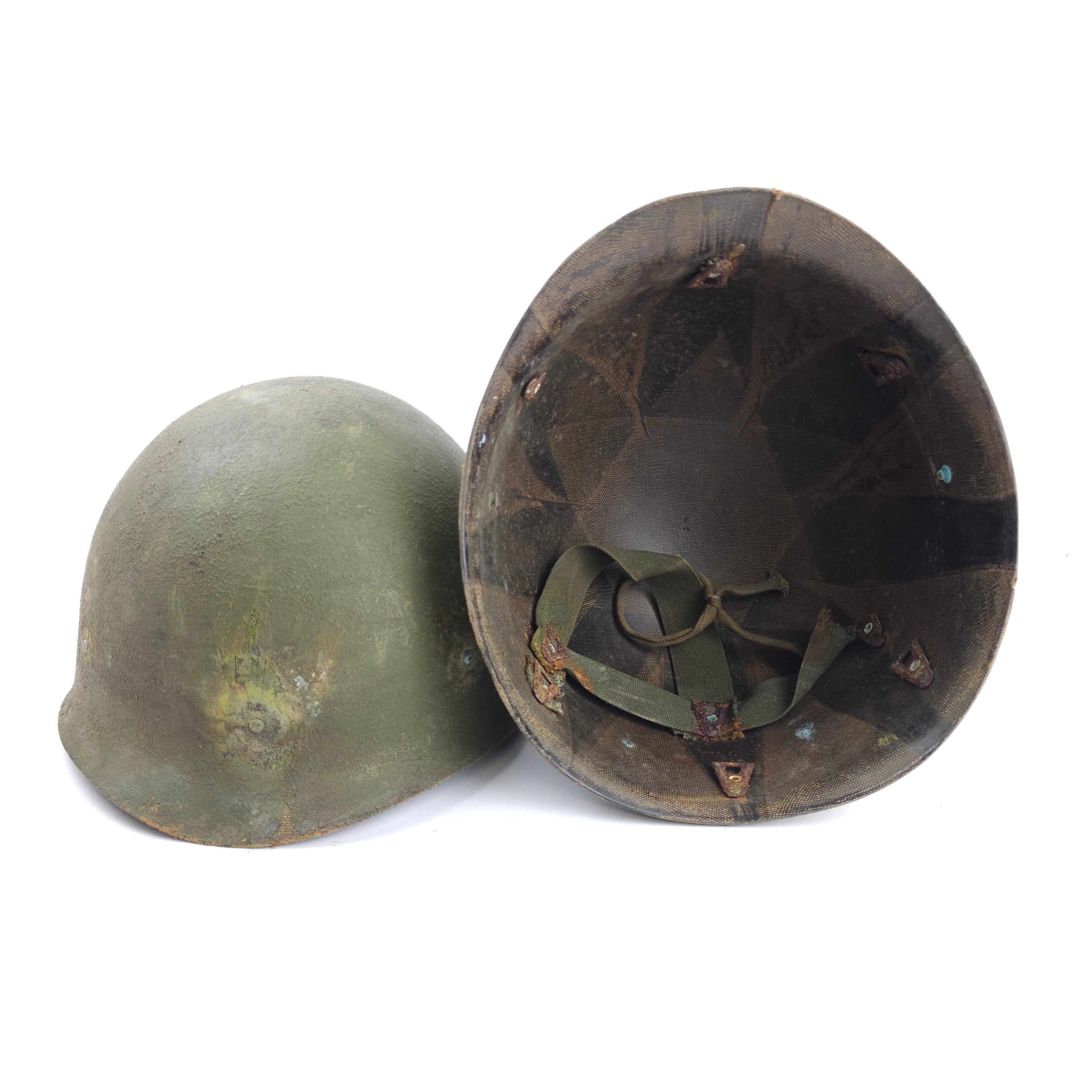 M1 Helmet Liner - Restorable - Lot of 2 - E