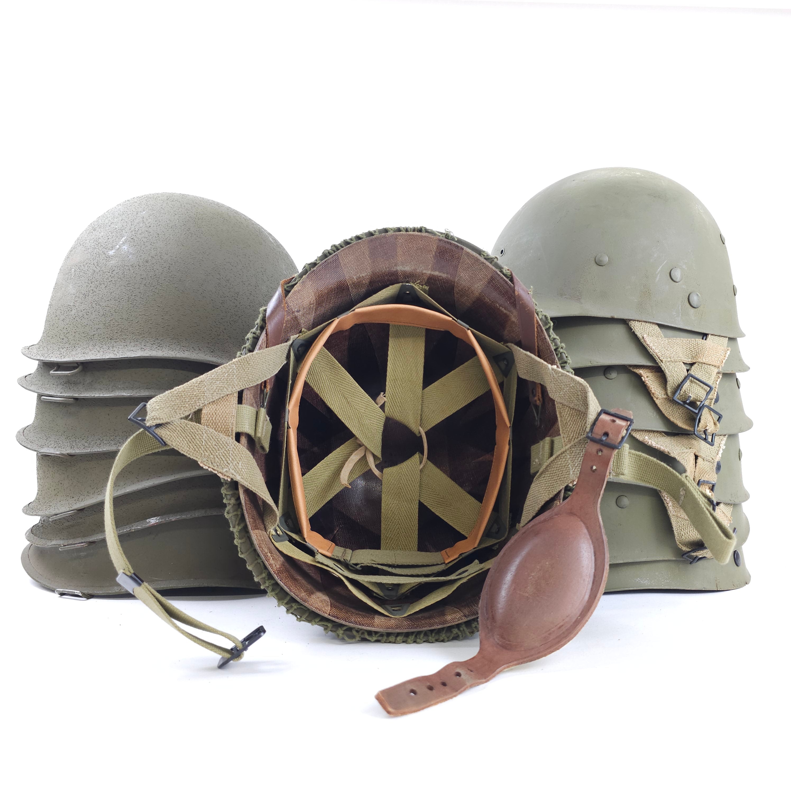 WWII Paratrooper Helmet - With Net - 2025 Holiday Sale Special