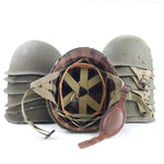Charger l&#39;image dans la galerie, WWII Paratrooper Helmet - With Net - 2025 Holiday Sale Special

