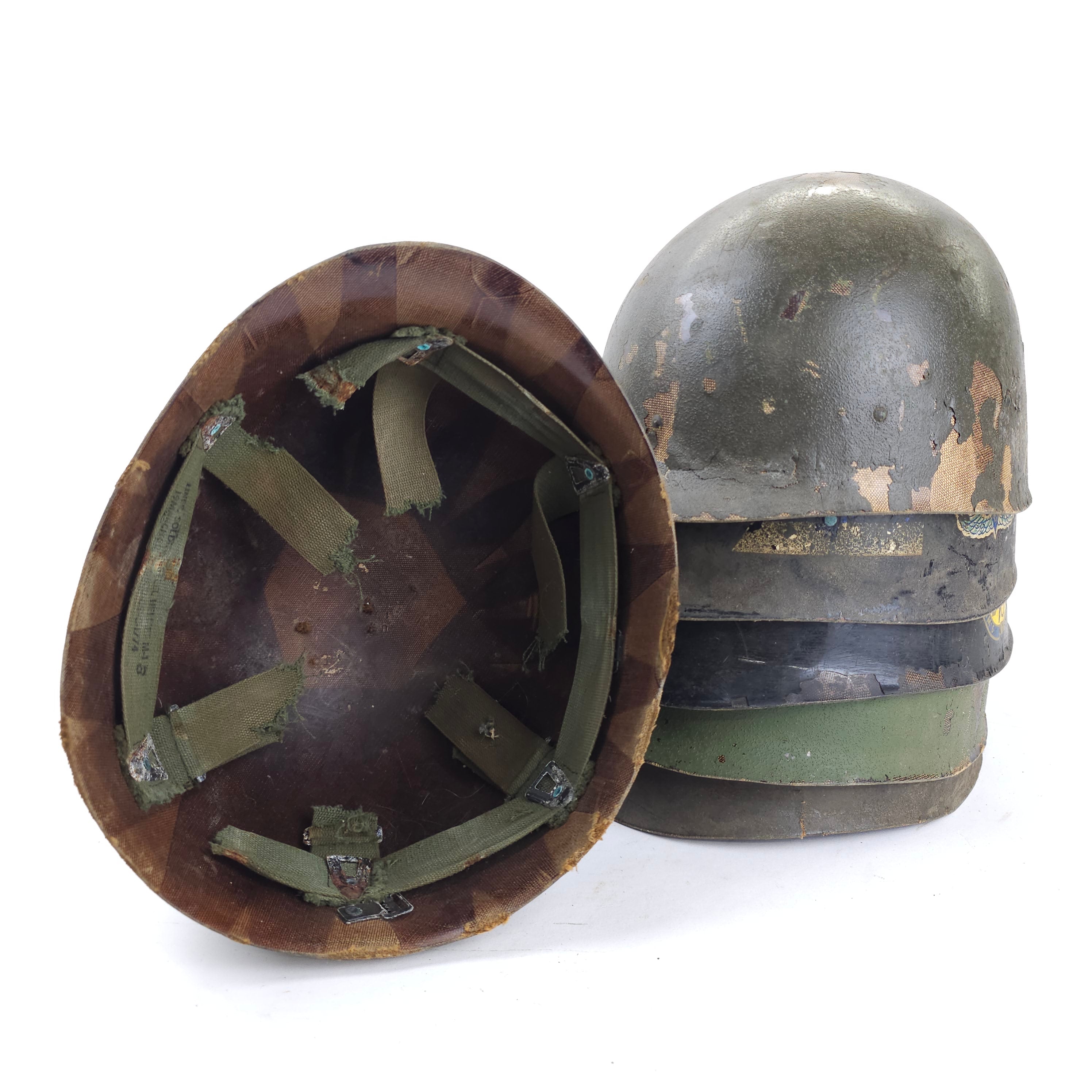 M1 Helmet Liner - Vietnam War Era - Restorable - Lot of 6