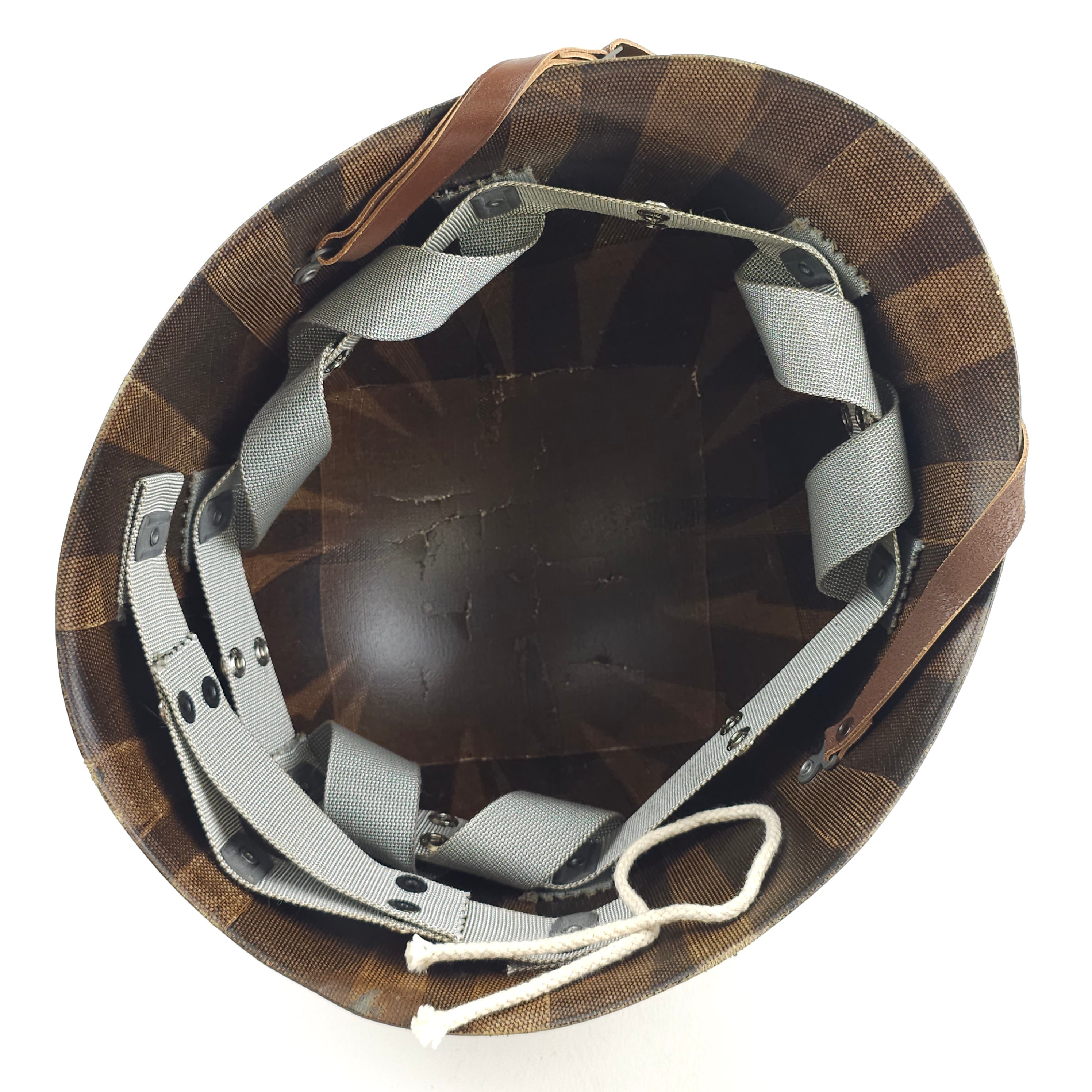 M1 Helmet Liner – WWII Westinghouse – Rayon Webbing – Restored