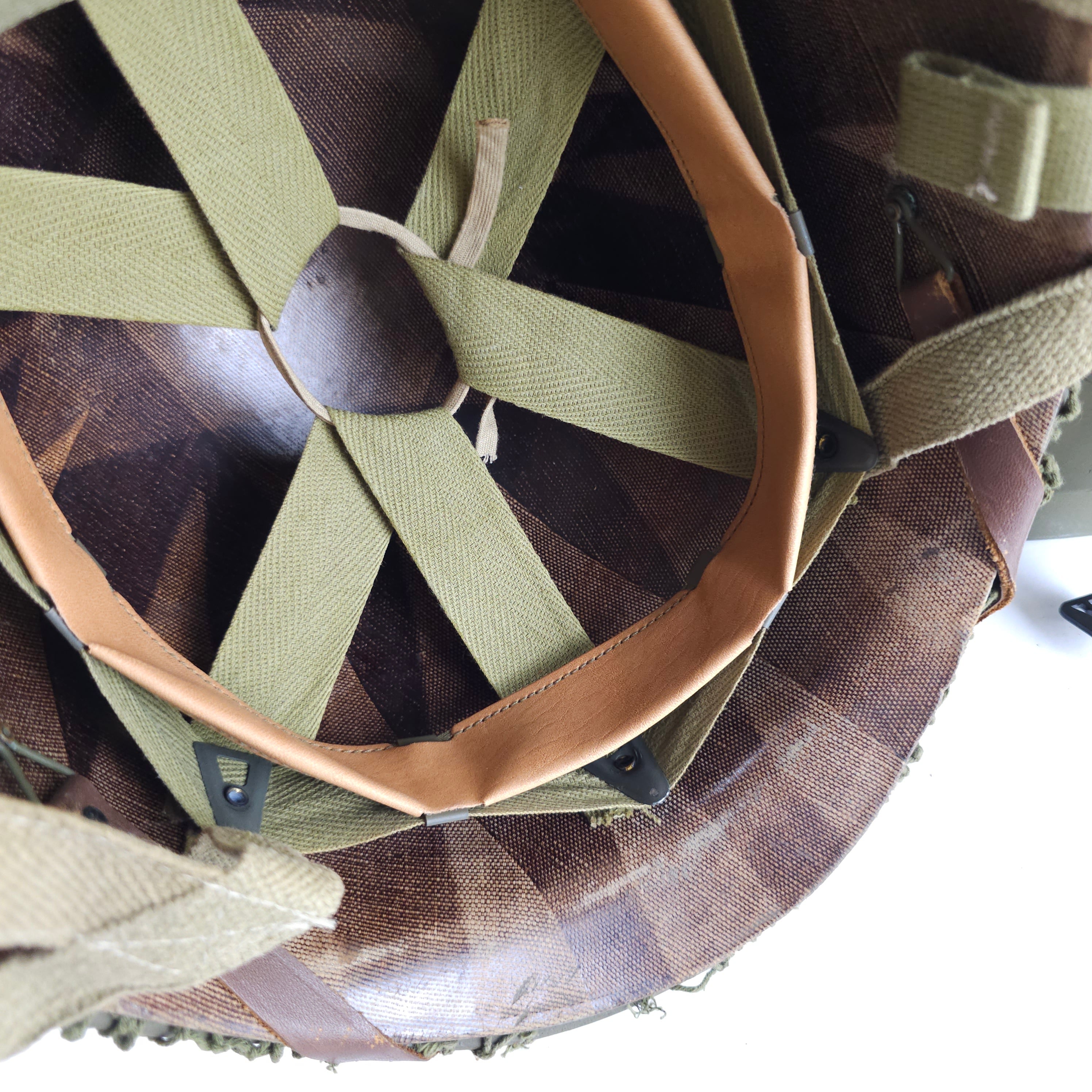 WWII Paratrooper Helmet - With Net - 2025 Holiday Sale Special