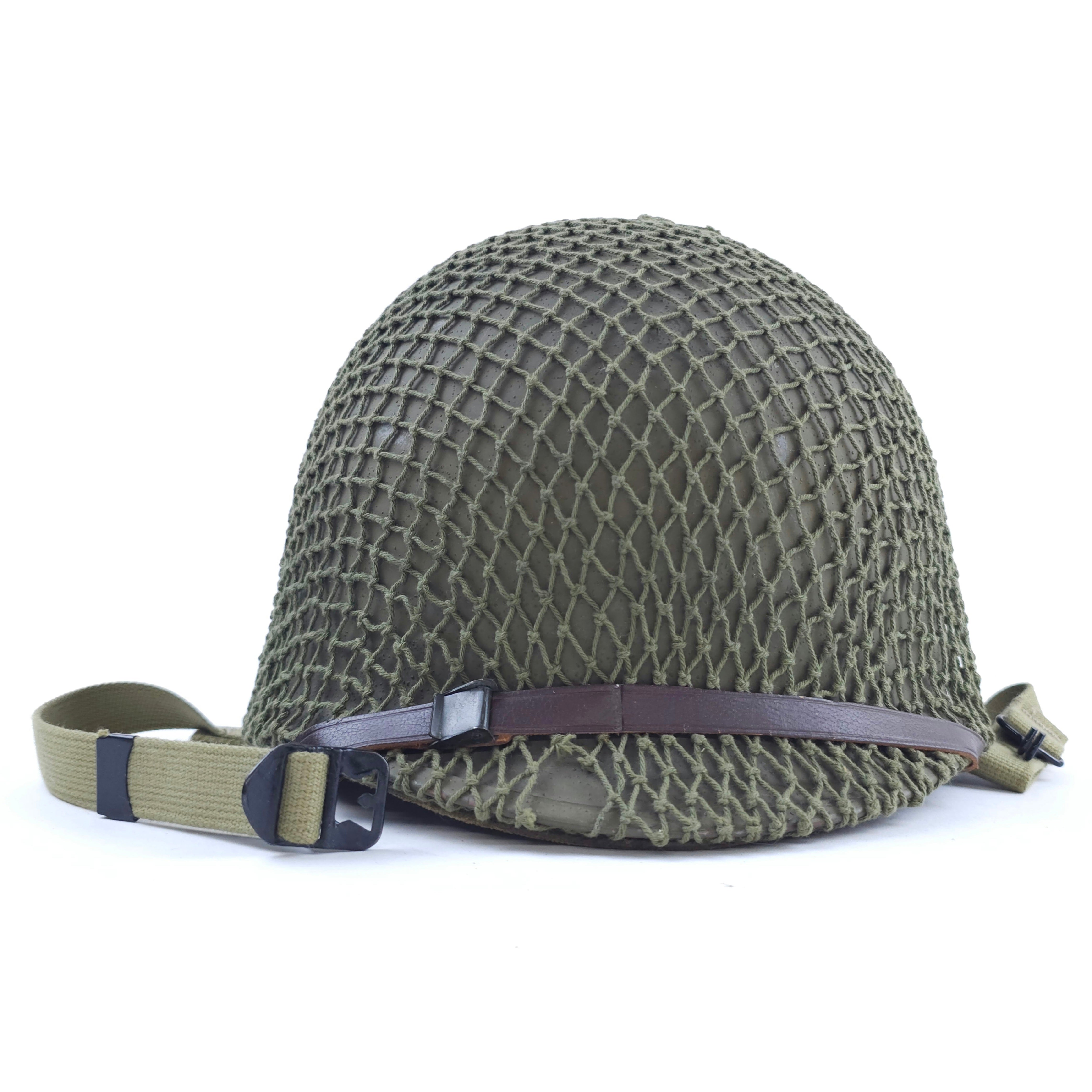 WWII Infantry Helmet - Fixbail With Net - 2025 Holiday Sale Special