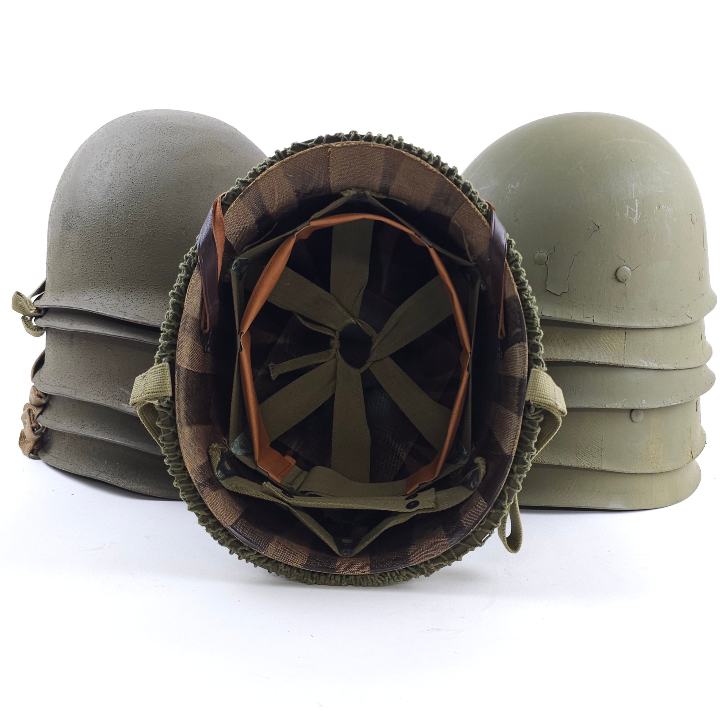 WWII Infantry Helmet - Fixbail With Net - 2025 Holiday Sale Special