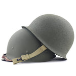 Lade das Bild in den Galerie-Viewer, WWII M1 Helm – Fixbügel mit St. Clair Liner – Komplett – Restauriert
