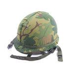 Load image into Gallery viewer, Type II Vietnam War M1 Helmet – Complete Paratrooper Setup
