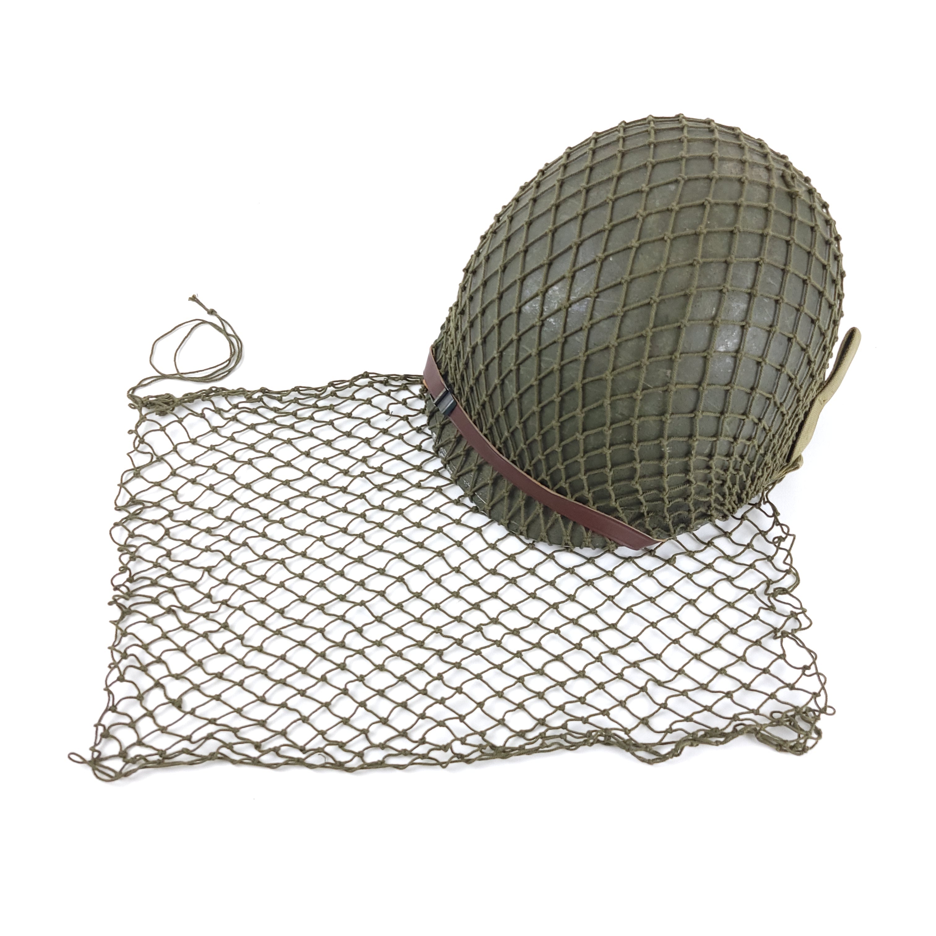 army navy styore fishing net WWII M1 Helmet Net – OD7 Reproduction