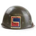 Lade das Bild in den Galerie-Viewer, M1-Helmfutter – 69. Infanteriedivision – 272. Infanterieregiment – ​​1. Leutnant – Original
