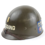 Charger l&#39;image dans la galerie, Doublure de casque M1 - 69th Inf Div - 272nd Inf Reg - 1er Lt - Original
