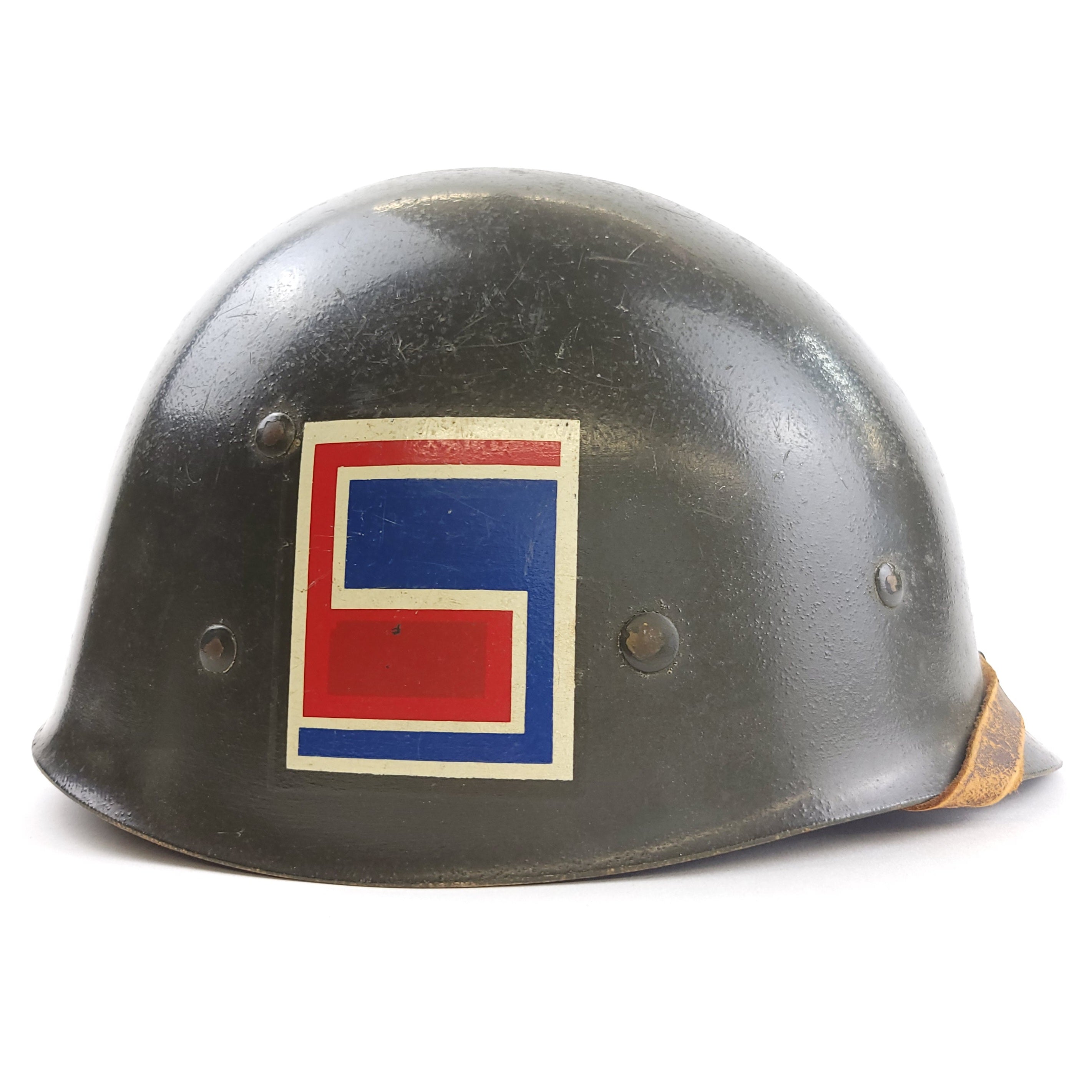 Doublure de casque M1 - 69th Inf Div - Staff Sgt - Original