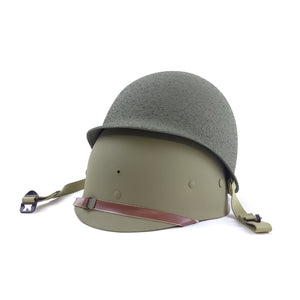 M1-Helm aus dem Zweiten Weltkrieg – Infanterie des frühen Kriegs – komplett