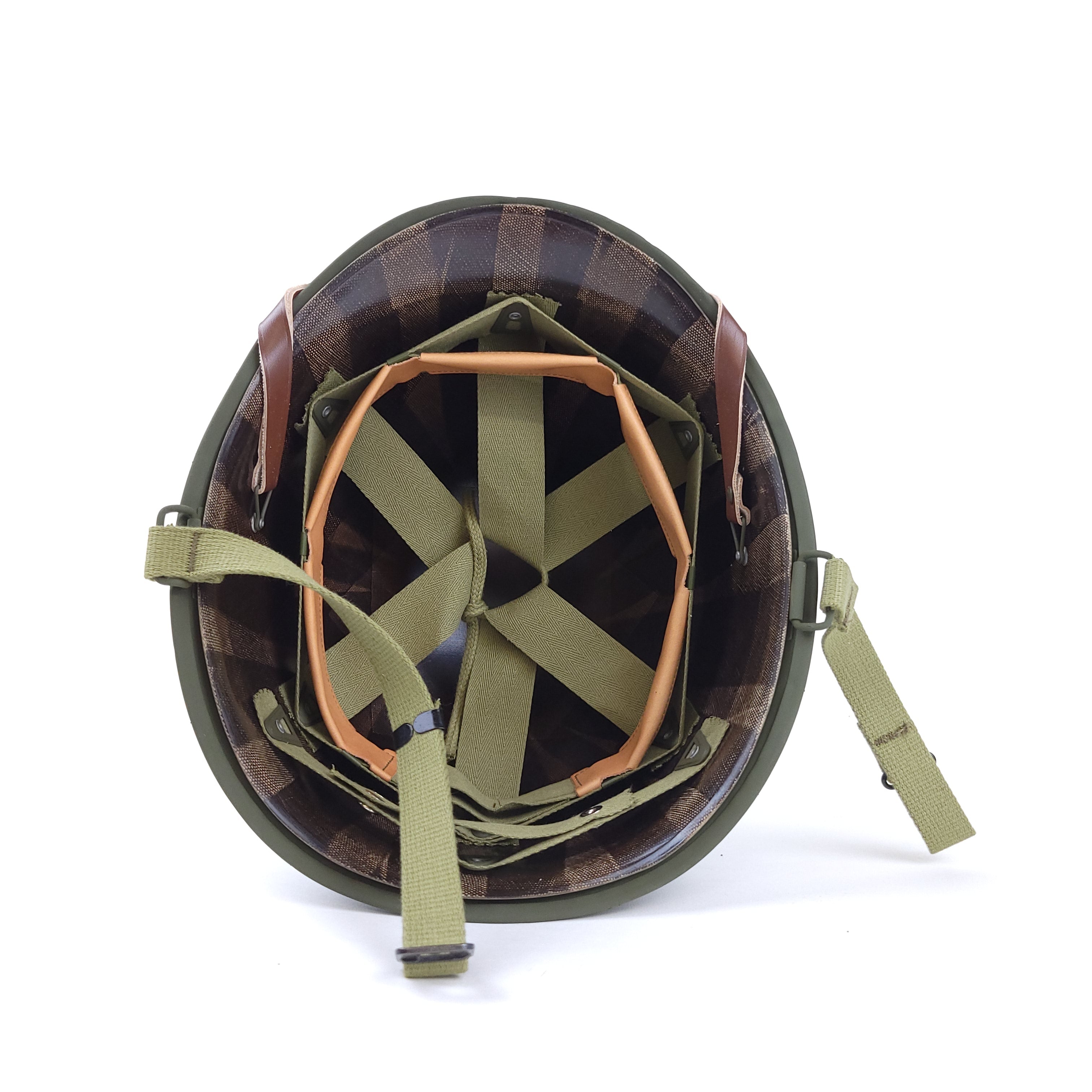 M1-Helm aus dem Zweiten Weltkrieg – Infanterie aus der Mitte des Krieges – Komplett