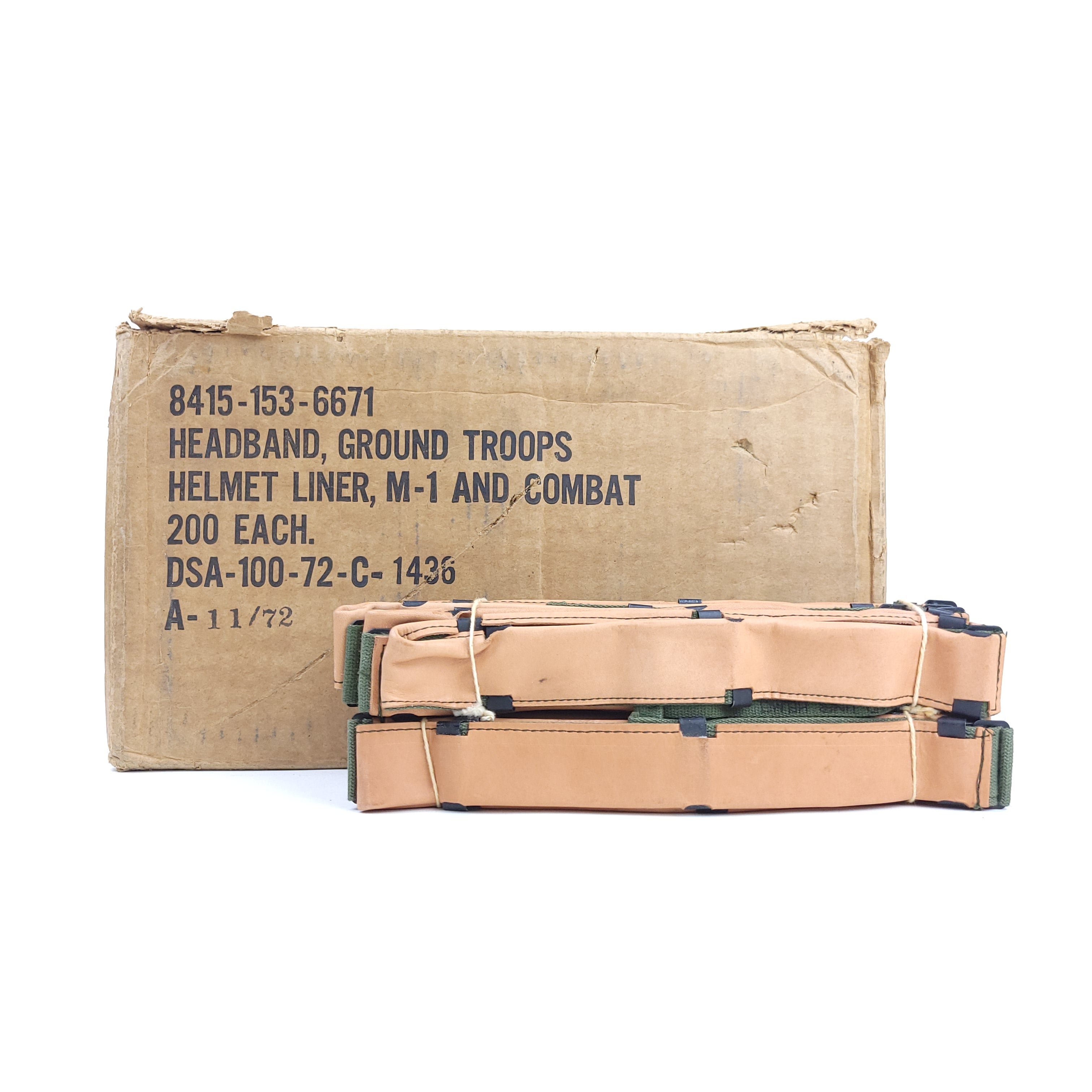 USMC Army PASGT Helmet Liner & Headband - New Sweatband W/ P38 Can Opener